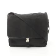 Pre-owned Canvas shoulder-bags Prada Vintage , Black , Dames