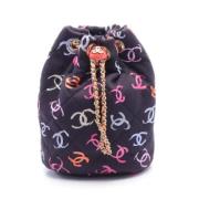 Pre-owned Canvas backpacks Chanel Vintage , Blue , Dames