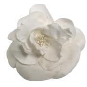 Pre-owned Fabric brooches Chanel Vintage , White , Dames