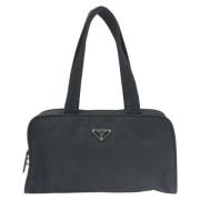 Pre-owned Canvas handbags Prada Vintage , Black , Dames