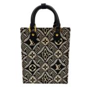 Pre-owned Canvas louis-vuitton-bags Louis Vuitton Vintage , Black , Da...