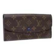 Pre-owned Canvas wallets Louis Vuitton Vintage , Brown , Dames