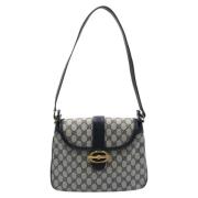 Pre-owned Canvas crossbody-bags Gucci Vintage , Blue , Dames