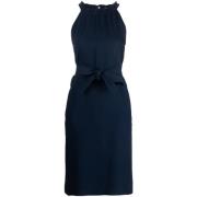 Blauwe Tankmouw Midi Jurk P.a.r.o.s.h. , Blue , Dames