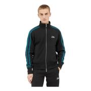 Gestreepte Track Jacket met Logo Patch Burberry , Black , Heren