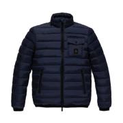 Blauwe Nylon Donsjas RefrigiWear , Blue , Heren