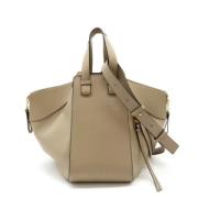 Pre-owned Leather handbags Loewe Pre-owned , Beige , Dames