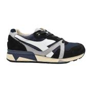 Klassieke Marineblauwe Sneakers voor Mannen Diadora , Multicolor , Her...