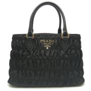 Pre-owned Canvas handbags Prada Vintage , Black , Dames