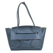 Pre-owned Leather shoulder-bags Bottega Veneta Vintage , Blue , Dames