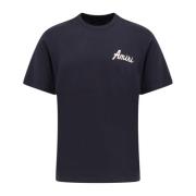 Stad Katoenen T-shirt met Patch Amiri , Black , Heren