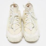 Pre-owned Fabric sneakers Dior Vintage , White , Dames