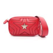 Pre-owned Leather shoulder-bags Stella McCartney Pre-owned , Red , Dam...