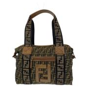 Pre-owned Canvas fendi-bags Fendi Vintage , Brown , Dames