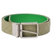 Pre-owned Leather belts Bottega Veneta Vintage , Green , Heren