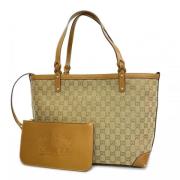 Pre-owned Canvas totes Gucci Vintage , Brown , Dames