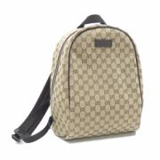 Pre-owned Canvas shoulder-bags Gucci Vintage , Beige , Dames