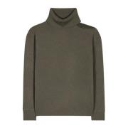 Kasjmier Mix Cut-Out Sweater Luisa Cerano , Green , Dames