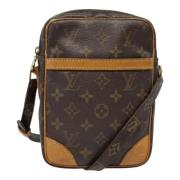 Pre-owned Canvas shoulder-bags Louis Vuitton Vintage , Brown , Dames