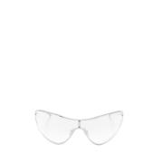 Zilveren Metalen Frame Zonnebril Acne Studios , Gray , Unisex