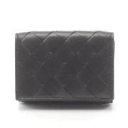 Pre-owned Leather wallets Bottega Veneta Vintage , Black , Dames