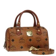 Pre-owned Leather handbags MCM Pre-owned , Brown , Dames