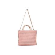 Stijlvolle Leren Tas voor Vrouwen Marni , Pink , Dames