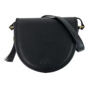 Pre-owned Leather shoulder-bags Valentino Vintage , Black , Dames