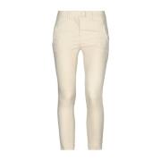 Kleding Broeken Dondup , Beige , Dames