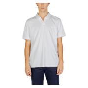 Witte Polo Shirt Herfst/Winter Calvin Klein Jeans , White , Heren