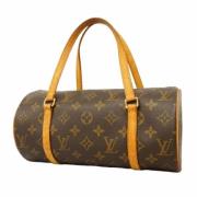 Pre-owned Fabric handbags Louis Vuitton Vintage , Brown , Dames