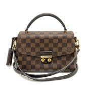 Pre-owned Canvas handbags Louis Vuitton Vintage , Brown , Dames