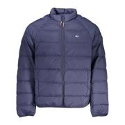 Blauwe Jack met Lange Mouwen en Zakken Tommy Hilfiger , Blue , Heren