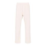 Ribfluwelen Regular Broek met Elastische Taille Barena Venezia , Beige...