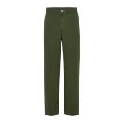 Relaxed Chino Broek Maison Kitsuné , Green , Heren