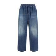 Klassieke Denim Jeans voor Dagelijks Gebruik Valentino , Blue , Heren