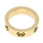 Pre-owned Yellow Gold rings Louis Vuitton Vintage , Yellow , Dames