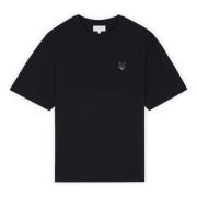 Vossenkop Patch T-shirt Maison Kitsuné , Black , Heren