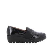 Klassieke Zwarte Loafers Wonders , Black , Dames