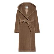 Luxe Eliana Coat in Honey Max Mara , Beige , Dames