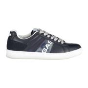 Blauwe Sportieve Veterschoenen met Contrastdetails GAS , Blue , Heren