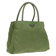 Pre-owned Nylon handbags Prada Vintage , Green , Dames