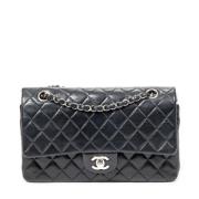 Pre-owned Leather chanel-bags Chanel Vintage , Black , Dames