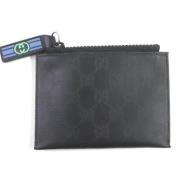 Pre-owned Leather wallets Gucci Vintage , Black , Heren