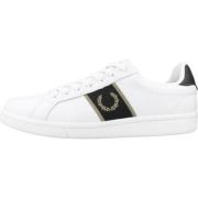 Leren Sneakers voor Mannen Fred Perry , White , Heren