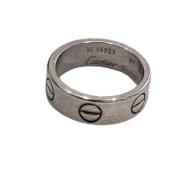 Pre-owned White Gold rings Cartier Vintage , Gray , Dames