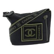 Pre-owned Leather shoulder-bags Chanel Vintage , Black , Dames