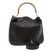 Pre-owned Leather gucci-bags Gucci Vintage , Black , Dames