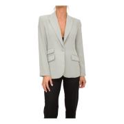 Grijze Casual Blazer Armani Exchange , Gray , Dames