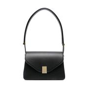 Stijlvolle Leren Tas Lanvin , Black , Dames